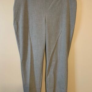 Hilary Radley Soft Gray Ankle Pants